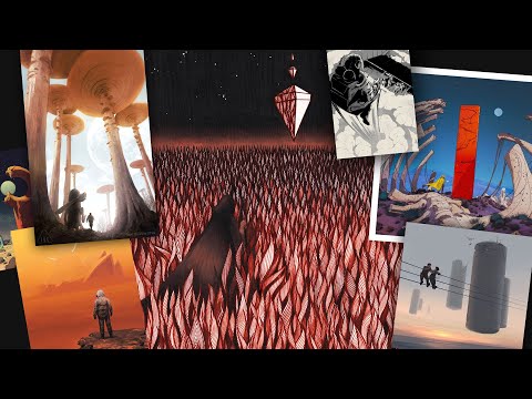 Видео: Рисуем фантастическую иллюстрацию с Дашей Мельник