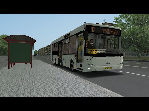 Видео: OMSI 2 | МАЗ 206.086 | Чистогорск | Маршрут 17