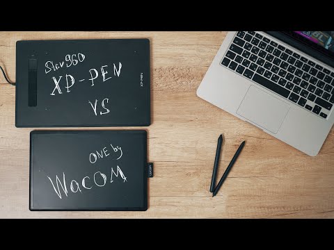 Видео: Xp-pen star g960 или One by Wacom. Сравнение недорогих графических планшетов для рисования и фото.