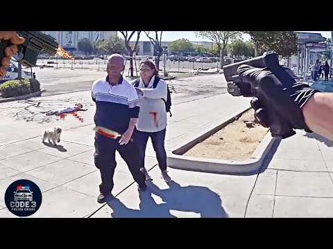 Видео: САМЫЕ ЖЕСТОКИЕ полицейские погони на большой скорости, снятые на видеорегистратор. Вы бы не повер...