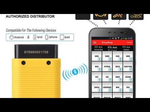 Видео: Диагностика  launch x431 easydiag 2.0. с AliExpress. прописываем новый ключ на HONDA.