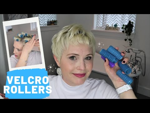 Видео: Бигуди-липучки, дубль 2 (стиль пикси)