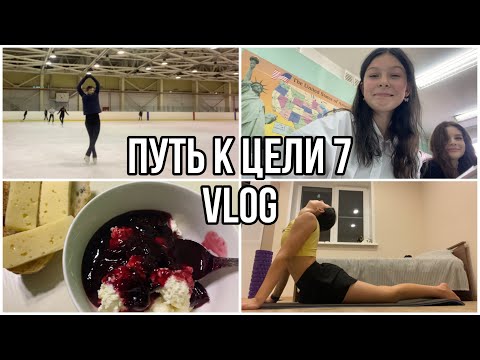 Видео: ПУТЬ К ЦЕЛИ 7/Vlog:школа,лёд,дз,моя заминка вечером,питание