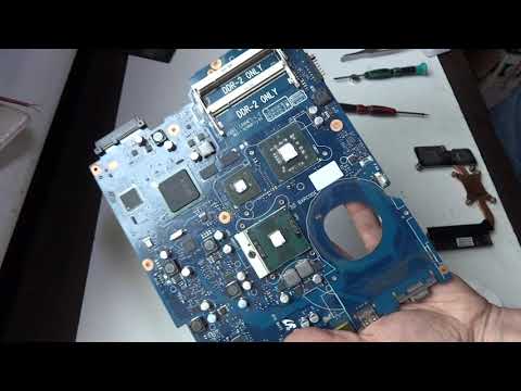 Видео: Разборка ноутбука Samsung R519