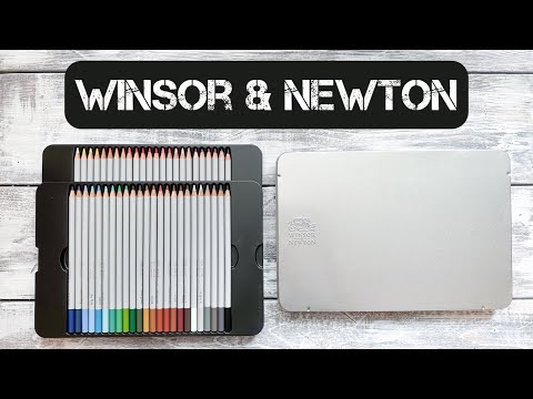 Видео: Обзор профессиональных художественных карандашей WINSOR&NEWTON
