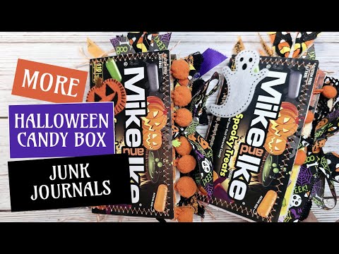 Видео: Мини-коробка конфет на Хэллоуин: журналы для мусора