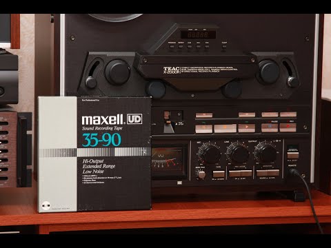 Видео: Maxell UD35-90 Черно-серая коробка -ТEAC X-2000R Тестируем на запись.