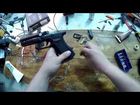 Видео: Разборка пистолета(электроглока)CYMA CM 030 (Glock 18C)