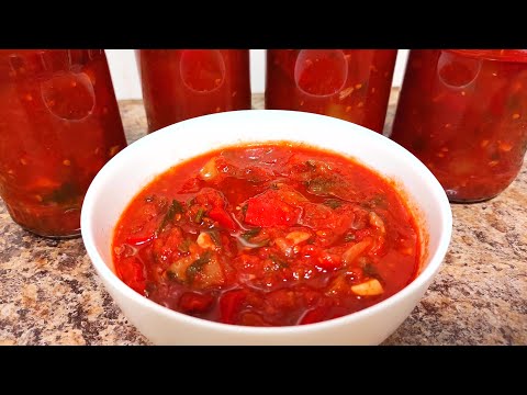 Видео: ЛЕЧО на Зиму! Обалденно ВКУСНЫЙ Рецепт Соуса без Уксуса! Сколько не сделаю, все равно мало!