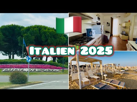 Видео: Приехали в Bibione//Остановились в Residence Evanike//Italien 🇮🇹//#vlog