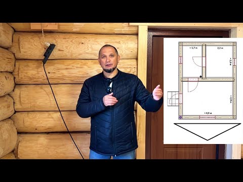 Видео: ПРОСТО БАНЯ и НИКАКОГО ПАФОСА # ИДЕАЛЬНАЯ ПЛАНИРОВКА 4,5х6 м