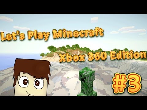 Видео: Let's play Minecraft Xbox 360 edition #3 "Хитрые криперы!"