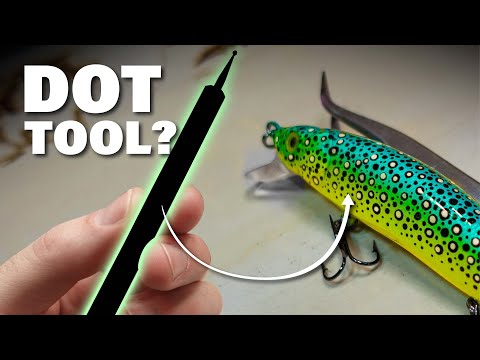 Видео: Простая покраска приманок // Идеальный инструмент для нанесения точек!