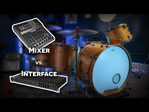 Видео: Запись барабанов за небольшие деньги | Микшеры и интерфейсы