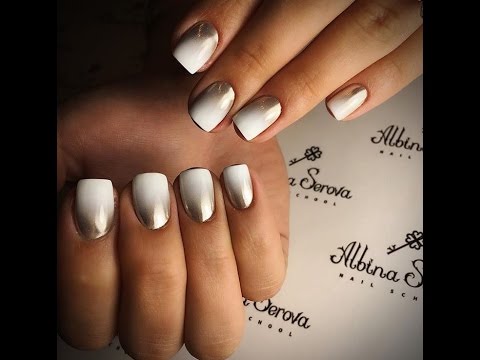 Видео: Градиент Зеркальным Пигментом без Аэрографа | GeniusNails
