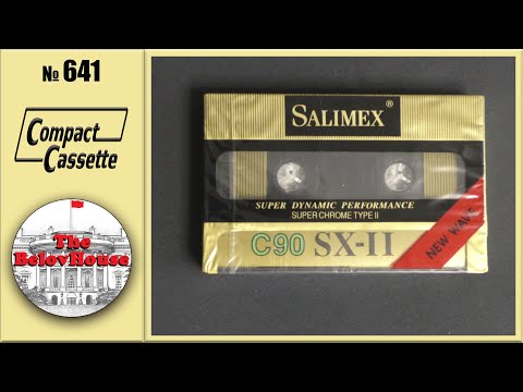 Видео: Аудиокассета Salimex SX-II C90 1988 года – мёртвый хром из Турции
