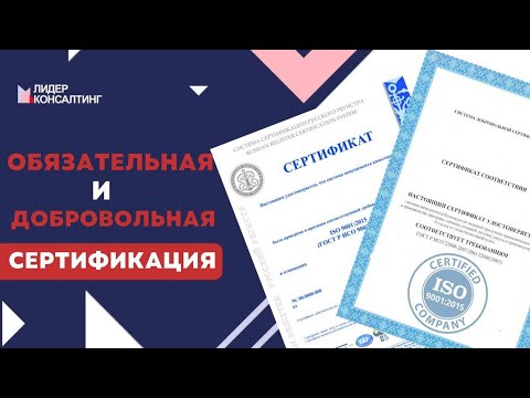 Видео: Что представляет собой сертификация? | Виды сертификатов | Лидер Консалтинг