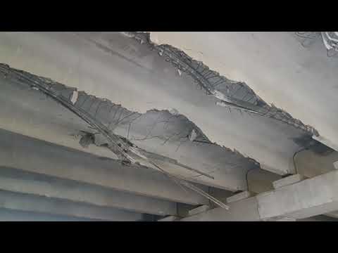 Видео: мост уничтожен