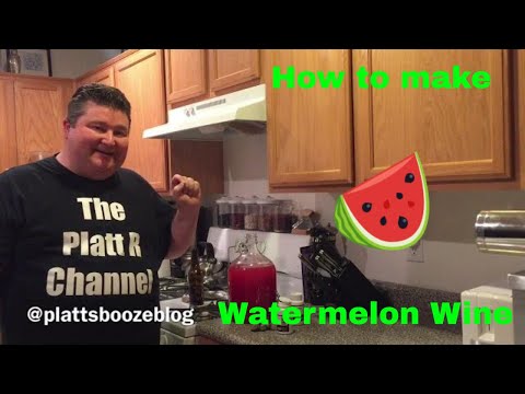 Видео: Как приготовить арбузное вино
