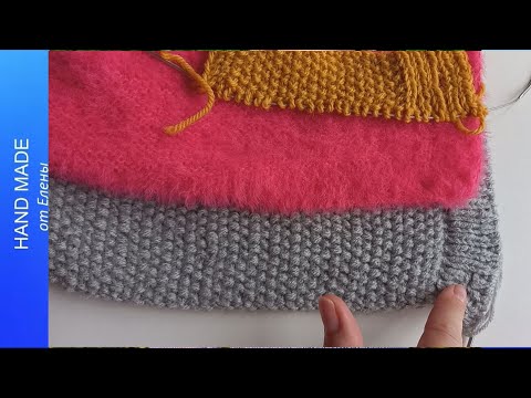 Видео: Отверстие для пуговицы на изделиях вязаных спицами.