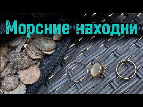 Видео: Морские находки. Беспроводная DD катушка на морском пляже.