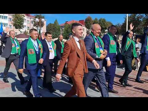 Видео: Дожинки-2025 Волковыск. Праздничное шествие  "У гонар хлебаробау"