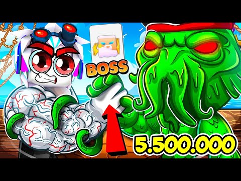 Видео: НОВЫЙ МЕГА КРАКЕН БОСС ДАЕТ САМОГО СИЛЬНОГО ПЕТА НА 5.500.000 СИЛЫ В ROBLOX Arm Wrestle Simulator