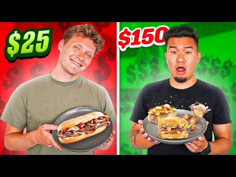 Видео: Кулинарный конкурс «$25 против $150»!