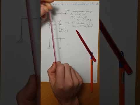 Видео: Простая рама. Построение единичной эпюры изгибающих моментов от единичного сосредоточнного момента