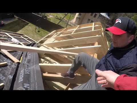 Видео: Как сделать крышу из керамической черепицы.  Часть1.