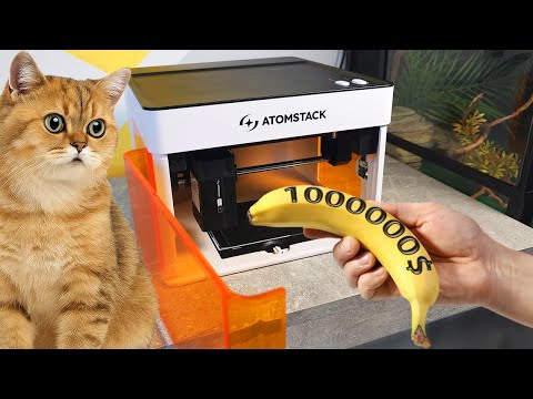 Видео: ЭКСПЕРИМЕНТЫ С ЛАЗЕРОМ: ТЕСТИРУЕМ ГРАВЕР AtomStack P1 НА ДЖИНСАХ, БАНАНЕ И ШОКОЛАДЕ!