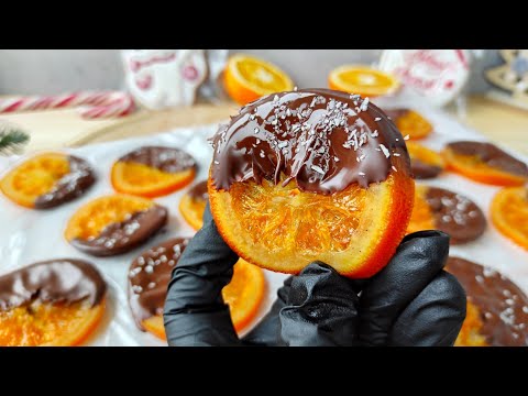 Видео: Карамелизированные апельсины в шоколаде! Домашние апельсиновые конфеты!