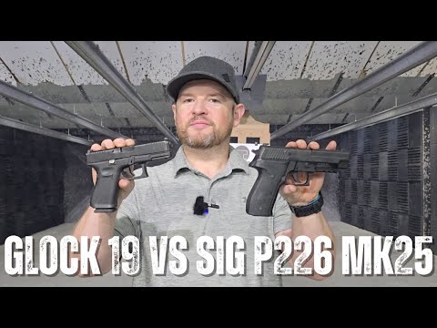 Видео: Glock 19 против Sig P226 MK25