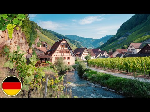 Видео: Бирквайлер, Германия: Зимняя мечта в немецкой провинции! Видео 4K