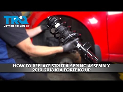 Видео: Как заменить стойку и пружину в сборе на Kia Forte Koup 2010-2013 годов