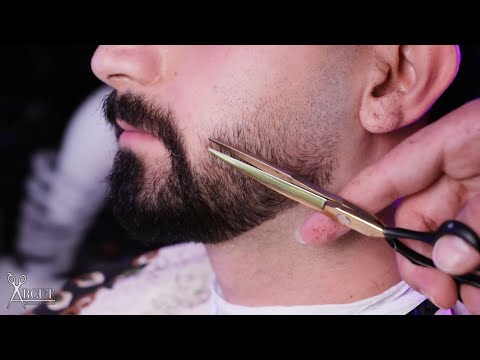Видео: Идеальная четкая стрижка бороды шаг за шагом | с помощью машинки для стрижки волос, ножниц и бритвы