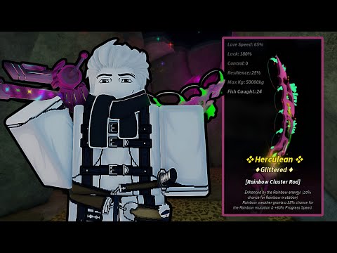 Видео: RAINBOW CLUSTER ROD - РЕДКАЯ УДОЧКА С КРАСИВОЙ МУТАЦИЕЙ! | FISCH ROBLOX!