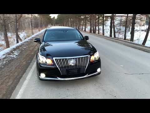Видео: Toyota Crown Majesta рестайлинг 2017 год(3,5 литра гибрид)