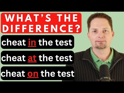 Видео: ЗАПУТАННЫЕ ПРЕДЛОГИ / ИЗБЕГАЙТЕ ОШИБОК, ОБМАНЫВАТЬ, ОБМАНЫВАТЬ В, ОБМАНЫВАТЬ, РЕАЛЬНЫЙ АМЕРИКАНСК...