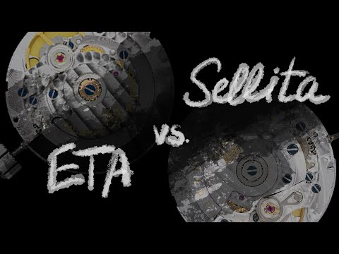 Видео: МЕХАНИЗМЫ ETA ПРОТИВ SELLITA - ЧТО ЛУЧШЕ?