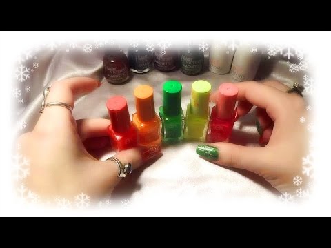 Видео: АСМР ASMR Целый час релакса! 70 флакончиков с лаком Тихий шепот / Whole hour of relax! Nail polishes