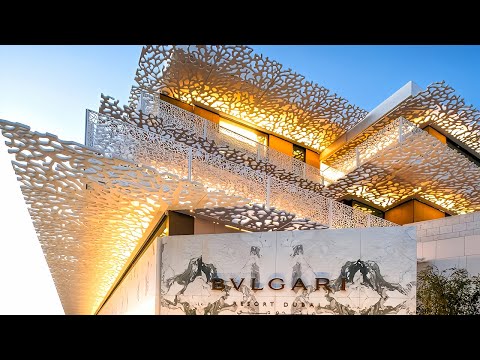 Видео: Bulgari Resort Dubai, 5-звездочный роскошный отель, полулюкс за 5000 долларов США