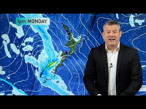 Видео: Прогноз погоды в Новой Зеландии, вероятно, изменится на следующей неделе из-за возвращения низких...