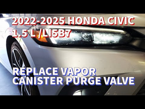 Видео: HONDA CIVIC 1.5L TURBO (L15B7) 2022-2025 гг. Замена клапана продувки адсорбера паров