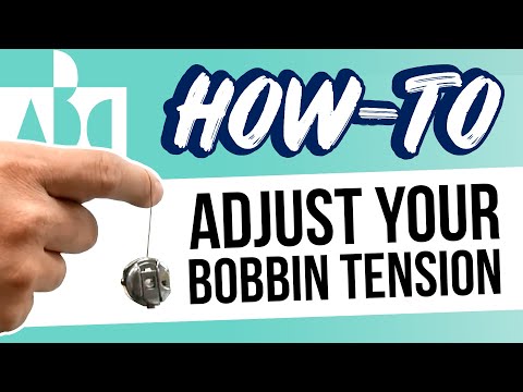 Видео: КАК ОТРЕГУЛИРОВАТЬ НАТЯЖЕНИЕ НИТИ В ШПУЛЬНОМ КАБЕЛЬНИКЕ