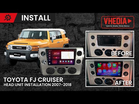 Видео: Головное устройство подходит для Toyota FJ Cruiser 2007-2018 — серия M