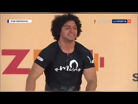 Видео: #штангист Золотой🥇толчок 222кг Антропова Артёма 🇰🇿 из Караганды в/к -102кг ЧМ Богота 14.12.22г.