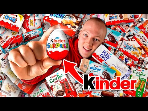 Видео: Я ПОПРОБОВАЛ АБСОЛЮТНО ВСЕ KINDER В МИРЕ