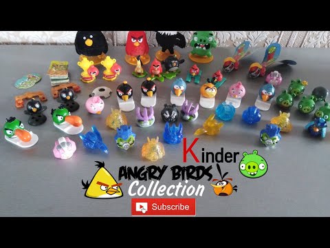 Видео: Моя киндер коллекция Энгри Бердс. My kinder collection Angry Birds. 🦅