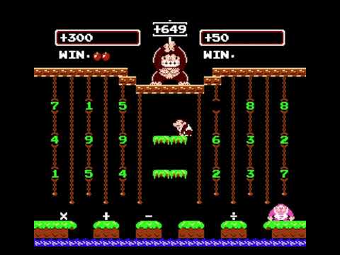 Видео: Donkey Kong Jr. Math Прохождение 2. CALCULATE B
